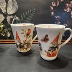 Rien Poortvliet mokken David de Kabouter, Gebruikt, Ophalen of Verzenden, Overige stijlen, Kop(pen) en/of Schotel(s)