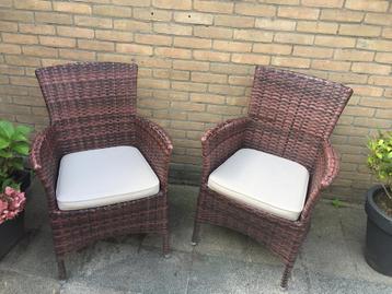 2 Rotan stoelen van het merk 4Seasons beschikbaar voor biedingen