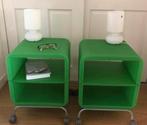 2 X Vintage Ikea Prelat (nacht) kastje | Ehlén Johansson, Kunststof, Minder dan 45 cm, Zo goed als nieuw, 55 tot 70 cm