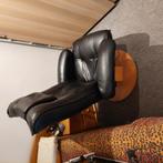 Leren draaistoel 8, Huis en Inrichting, Fauteuils, Ophalen of Verzenden, Zo goed als nieuw, Minder dan 75 cm, 50 tot 75 cm