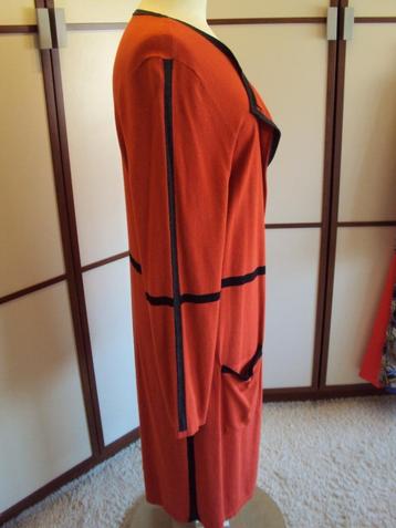 Espresso lang zomervest / maat M / rood - zwart  beschikbaar voor biedingen