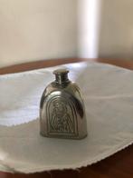 Antiek verzilverd pewter / tinnen flesje, Ophalen of Verzenden