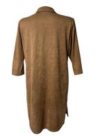 Nathalie Vleeschouwer jurk L, Kleding | Dames, Jurken, Bruin, Ophalen of Verzenden, Zo goed als nieuw, Onder de knie