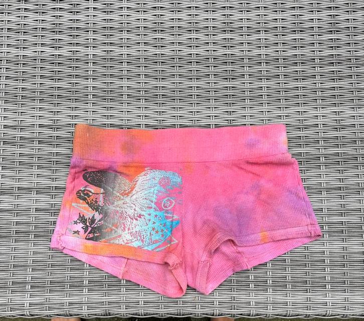 People of the labyrinths shorts in roze tinten maat S, Kleding | Dames, Broeken en Pantalons, Zo goed als nieuw, Maat 38/40 (M)