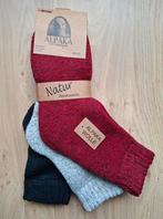 3 Paar Dikke Alpaka Wollen Sokken Maat 39-42, Kleding | Dames, Sokken en Kousen, Sokken en Kniesokken, Overige kleuren, Alpaka