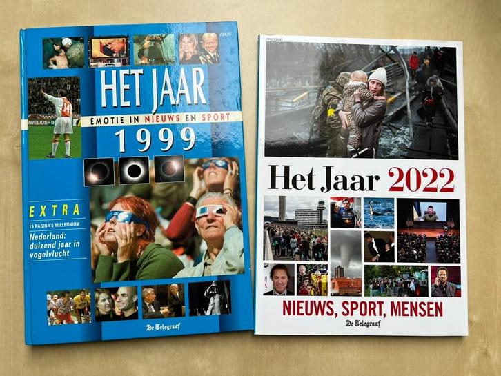 Telegraaf jaarboeken 1999 tot en met 2022, Boeken, Overige Boeken, Zo goed als nieuw, Ophalen
