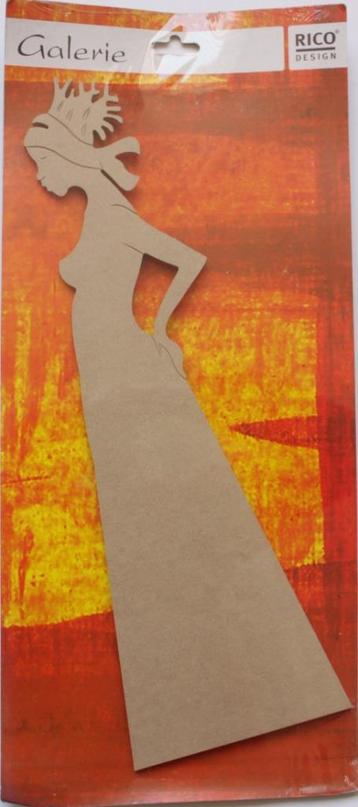MDF Rico Design Galerie African Lady 45 cm, 5 mm dik beschikbaar voor biedingen