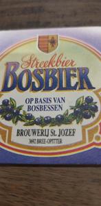 Bierviltje Brouwerij St.Jozef  Bree Bosbier, Verzamelen, Ophalen of Verzenden, Zo goed als nieuw, Viltje(s), Overige merken