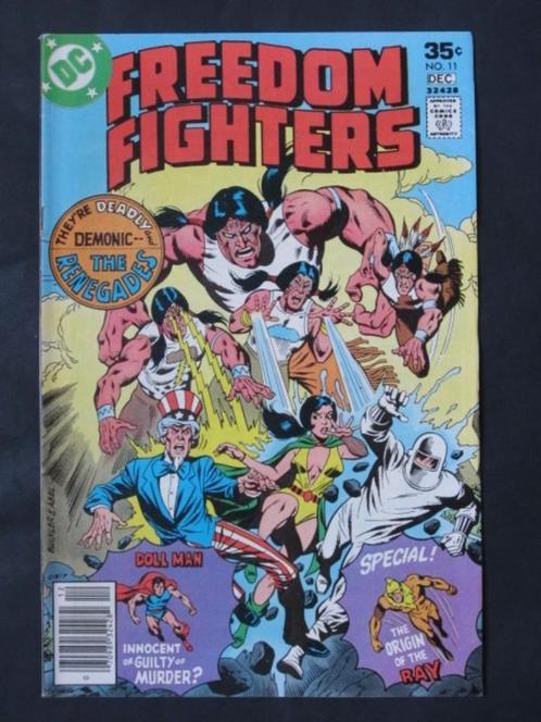 AANBIEDING: 4x Freedom Fighters (1977-1978), Boeken, Strips | Comics, Nieuw, Meerdere comics, Amerika, Verzenden