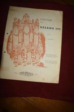 orgel, fantasie Gez.292, Nauta Uren, dagen, maanden.. No 412, Gelezen, Instrument, J. Nauta, Ophalen of Verzenden