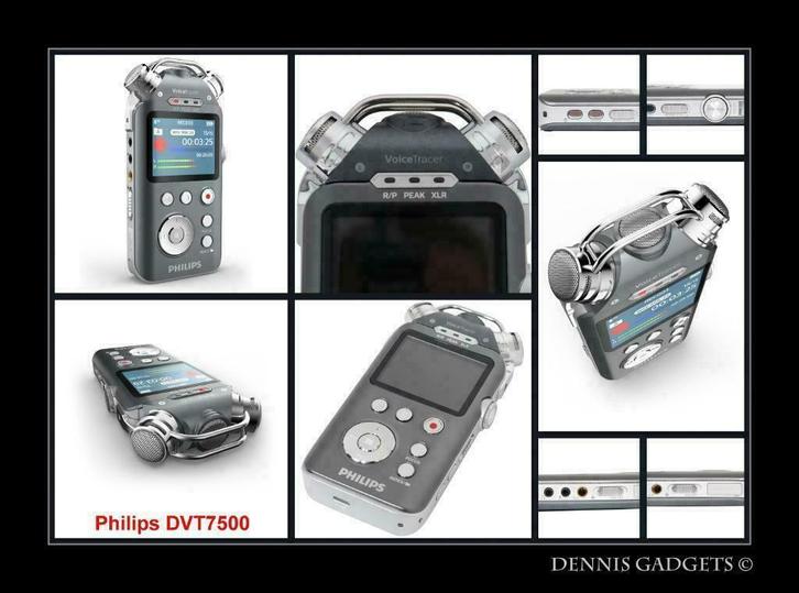 Dennis Gadgets : Philips DVT7500 VoiceTracer audiorecorder, Audio, Tv en Foto, Luidsprekers, Nieuw, Overige typen, Philips, Ophalen of Verzenden