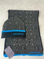 Louis Vuitton Muts & Sjaal Set Blauw/Grijs - Nieuw, Ophalen of Verzenden, Nieuw, Muts