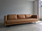 4 zits bank "Nuance", kleur: Cognac / Buffalo leer., Huis en Inrichting, Ophalen, 75 tot 100 cm, Zo goed als nieuw, 200 tot 250 cm