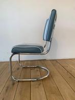 Bel Air casual dingin chair mooie Amerikaanse diner stoel, Huis en Inrichting, Stoelen, Ophalen of Verzenden, Gebruikt, Blauw