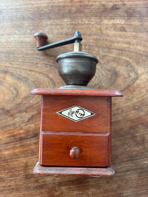 Antieke Houten Koffiemolen met Lade, Antiek en Kunst, Antiek | Keukenbenodigdheden, Ophalen