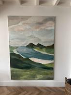 Landschap schilderij 140 cm  bij 200cm, Ophalen