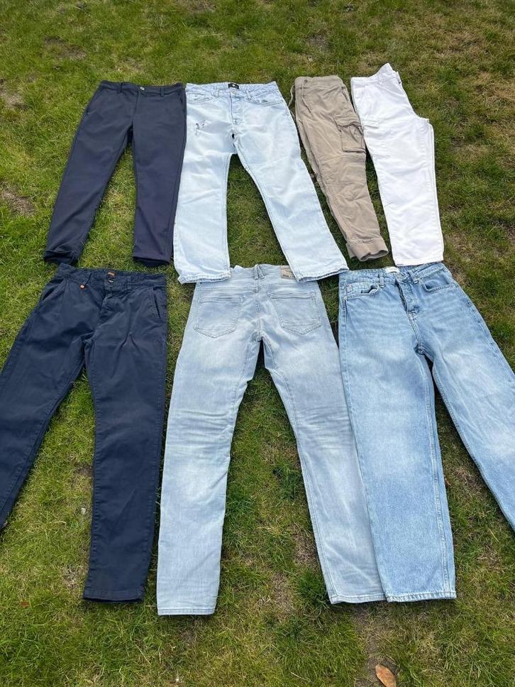 Groot Pakket Broeken tieners W30 / L32, Kinderen en Baby's, Kinderkleding | Kinder-kledingpakketten, Zo goed als nieuw, Maat 170