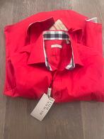 Burberry Brit Heren Overhemd - Rood - Maat L, Ophalen, Nieuw, Halswijdte 41/42 (L), Burberry