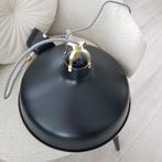 metalen mat zwarte hanglamp, Ophalen of Verzenden, Zo goed als nieuw, Minder dan 50 cm