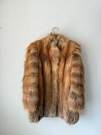Bontjas | Vossenbont | Echt Bont | Vintage Bont Jas, Verzenden, Zo goed als nieuw, Maat 38/40 (M), Bruin