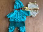 Baby Born kleding, winter set. Gebreide set, MOOI. Trui., Ophalen of Verzenden, Zo goed als nieuw, Babypop