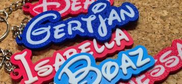 Disney thema gepersonaliseerde naam sleutelhanger  beschikbaar voor biedingen
