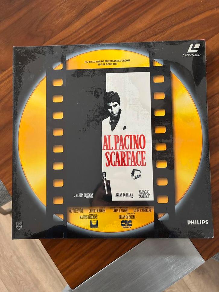 Scarface Laserdisc - Nieuw in Seal!, Cd's en Dvd's, Dvd's | Overige Dvd's, Nieuw in verpakking, Vanaf 16 jaar, Ophalen