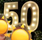 Lichtcijfers #50 jubileum feestdecoratie, Ophalen, Versiering, Verjaardag