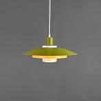 Prachtige meerlagige lamp in groen en geel, Deens design, Huis en Inrichting, Vintage design, Ophalen of Verzenden, Zo goed als nieuw