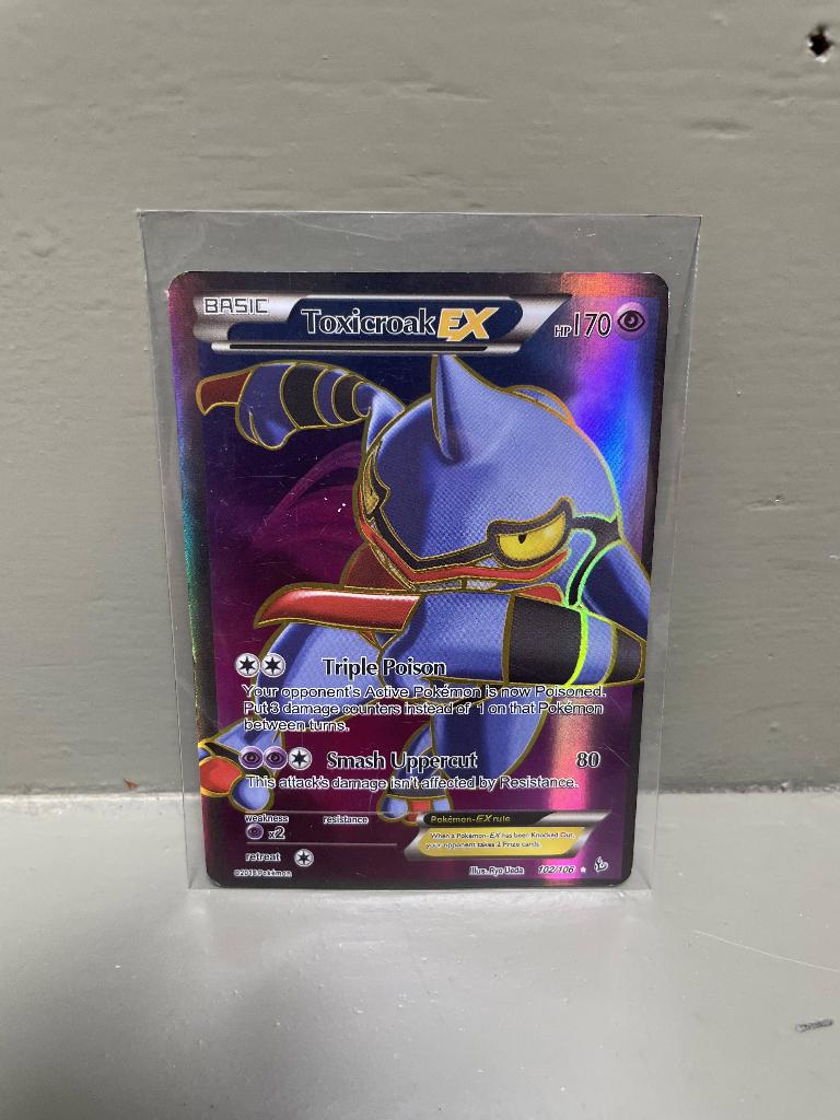 Toxicroak EX - 102/106, Hobby en Vrije tijd, Verzamelkaartspellen | Pokémon, Nieuw, Losse kaart, Foil, Ophalen of Verzenden