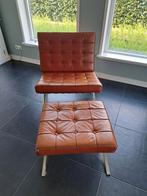 Stoel kleur cognac, Huis en Inrichting, Stoelen, Ophalen, Gebruikt, Bruin, Eén