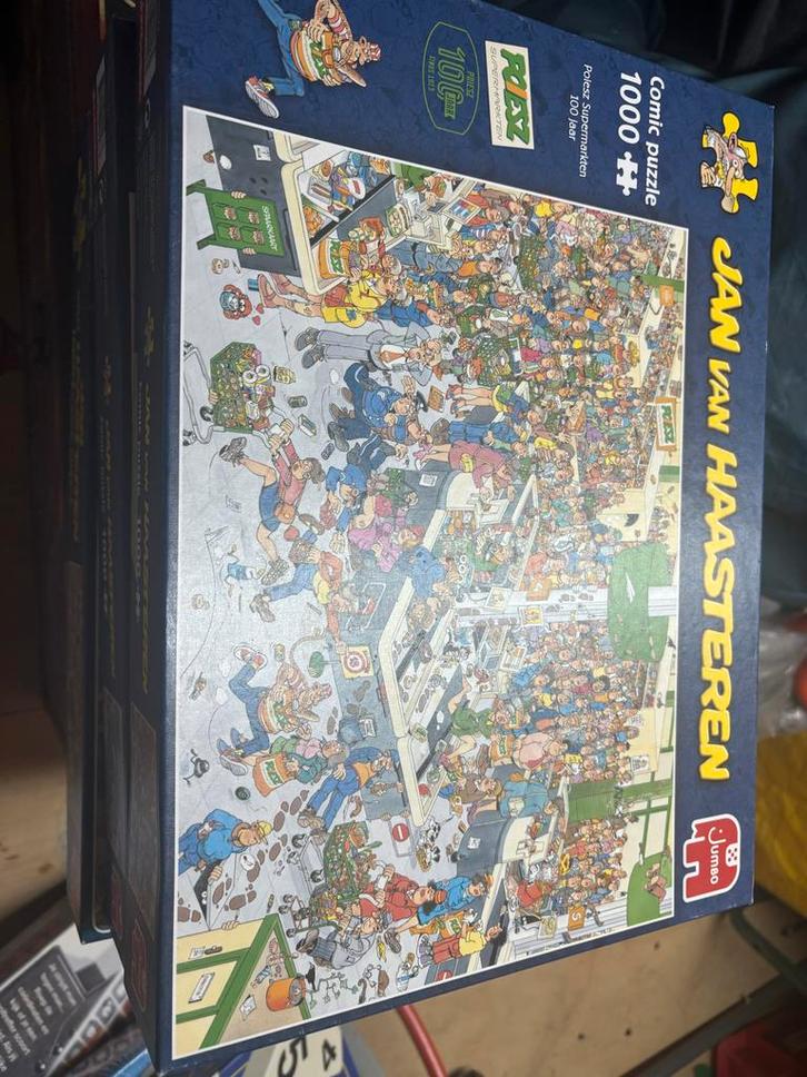 Jan van Haasteren Puzzels - 1000 & 950 Stukjes, Hobby en Vrije tijd, Denksport en Puzzels, Zo goed als nieuw, Legpuzzel, Ophalen of Verzenden
