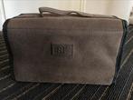 Praktische unisex nubuck toilettas (merk: SF-Bags), Ophalen of Verzenden, Zo goed als nieuw, Bruin, Heer of Dame