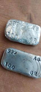 Zilverbaar, Postzegels en Munten, Edelmetalen en Baren, Ophalen of Verzenden, Zilver
