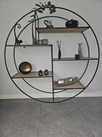 Wandkast doorsnee 180 cm zwart metaal, Huis en Inrichting, Woonaccessoires | Wandplanken en Boekenplanken, Ophalen, Zo goed als nieuw