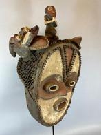 240510 - Antique Extremely rare Afrikaans Mambila masker, Ophalen of Verzenden