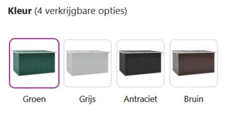 Opbergbox tuinkist tuinbox tuinkussens 171x99x93 GRTS BZRGD!, Tuin en Terras, Tuinmeubel-accessoires, Nieuw, Verzenden