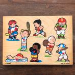 Vintage Simplex Sport Puzzel, Kinderen en Baby's, Speelgoed | Educatief en Creatief, Ophalen of Verzenden, Gebruikt, Puzzelen