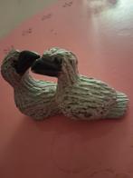 Massief stenen beeldje. 2 vogeltjes samen. 11cmx 7,5 cm., Ophalen, Nieuw, Dier