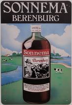 Sonnema Berenburg fles reclamebord van metaal wandbord deco, Reclamebord, Info@deconoord.nl, Deco Noord, Nieuw