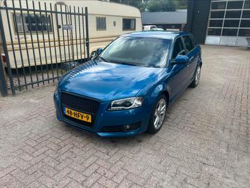 Audi A3 1.4 Tfsi 92KW Sportback 2008 Blauw beschikbaar voor biedingen