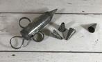 Vintage brocante slagroomspuit in originele doos JTR, Ophalen of Verzenden
