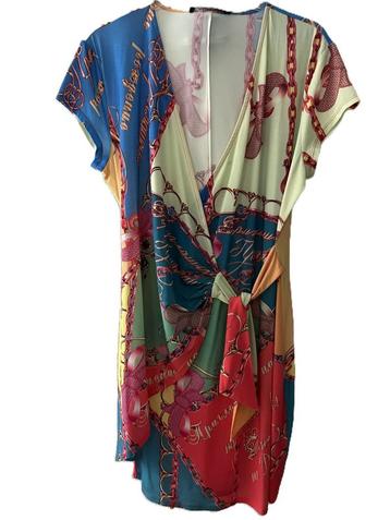 ETOILE DU MONDE overslagjurkje multicolor maat 5 (42) beschikbaar voor biedingen