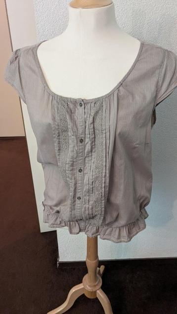 Licht bruine blouse top - M/L beschikbaar voor biedingen