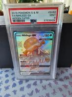 Pokemon Shiny Nihilego PSA9, Ophalen of Verzenden, Zo goed als nieuw, Losse kaart, Foil