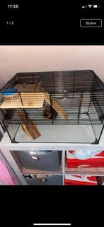 Hamsterkooi en toebehoren, Dieren en Toebehoren, Kooi, Minder dan 75 cm, Zo goed als nieuw, Hamster
