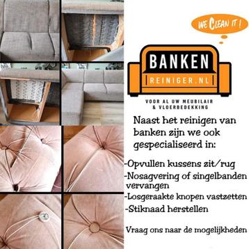 Meubilair reinigen en opvullen en reparaties  beschikbaar voor biedingen