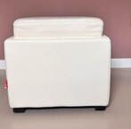 Kuka lederen poef, Ophalen, Gebruikt, Vierkant