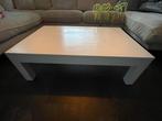 Witte salontafel 110 x 70 cm, Ophalen, 100 tot 150 cm, 50 tot 100 cm, Zo goed als nieuw