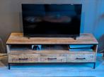 Mango houten TV meubel - Trevor, Ophalen, 100 tot 150 cm, Zo goed als nieuw, Minder dan 100 cm
